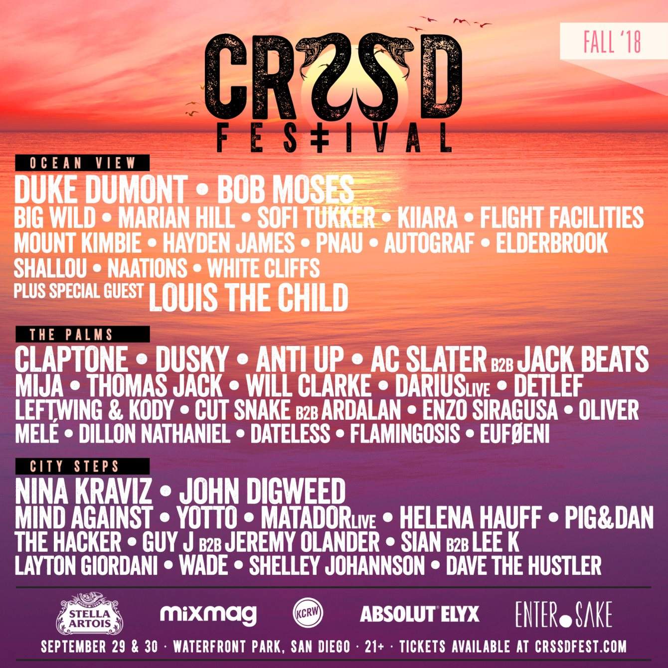Crssd Festival presented by FNGRS CRSSD - フライヤー表