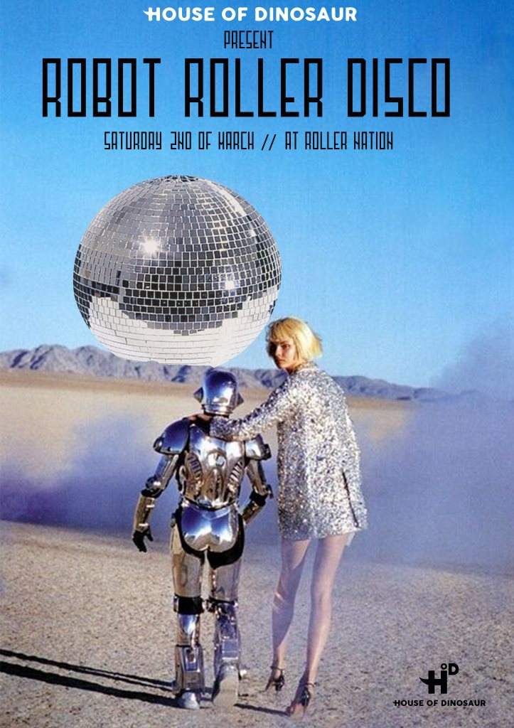 Robot Roller Disco - フライヤー表