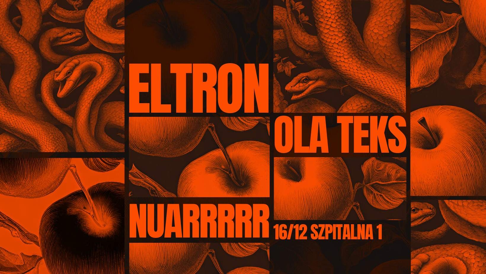 SZ1: Eltron, Ola Teks, nuarrrrr - フライヤー表
