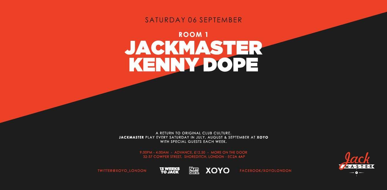 Jackmaster + Kenny Dope - Página frontal