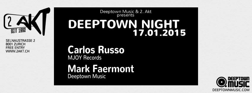 Deeptown Night - フライヤー表