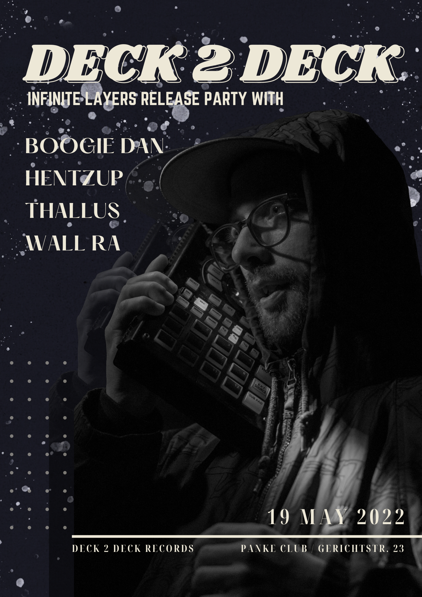 Deck 2 Deck // Infinite Layers Release Party - フライヤー表