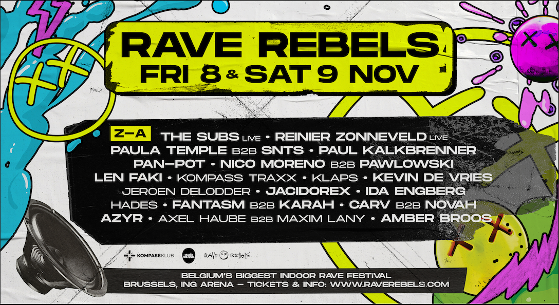KOMPASS presents RAVE REBELS XXL WEEKENDER at Palais 12 / Paleis 12 ...
