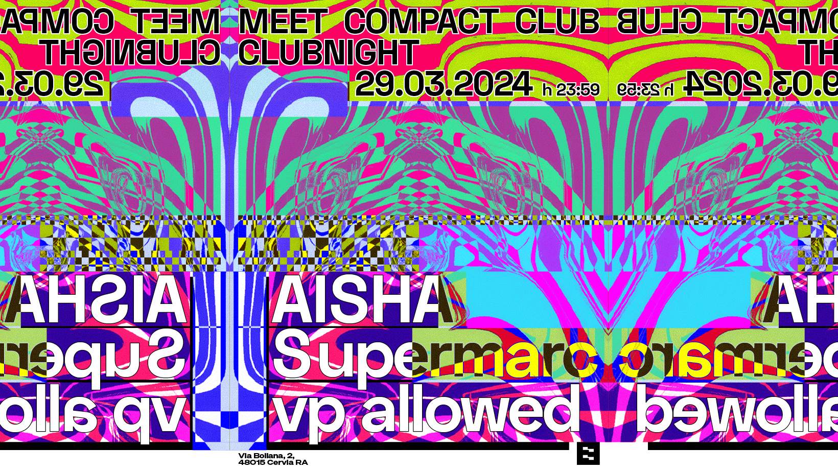 Meet Compact Club with AISHA - フライヤー表