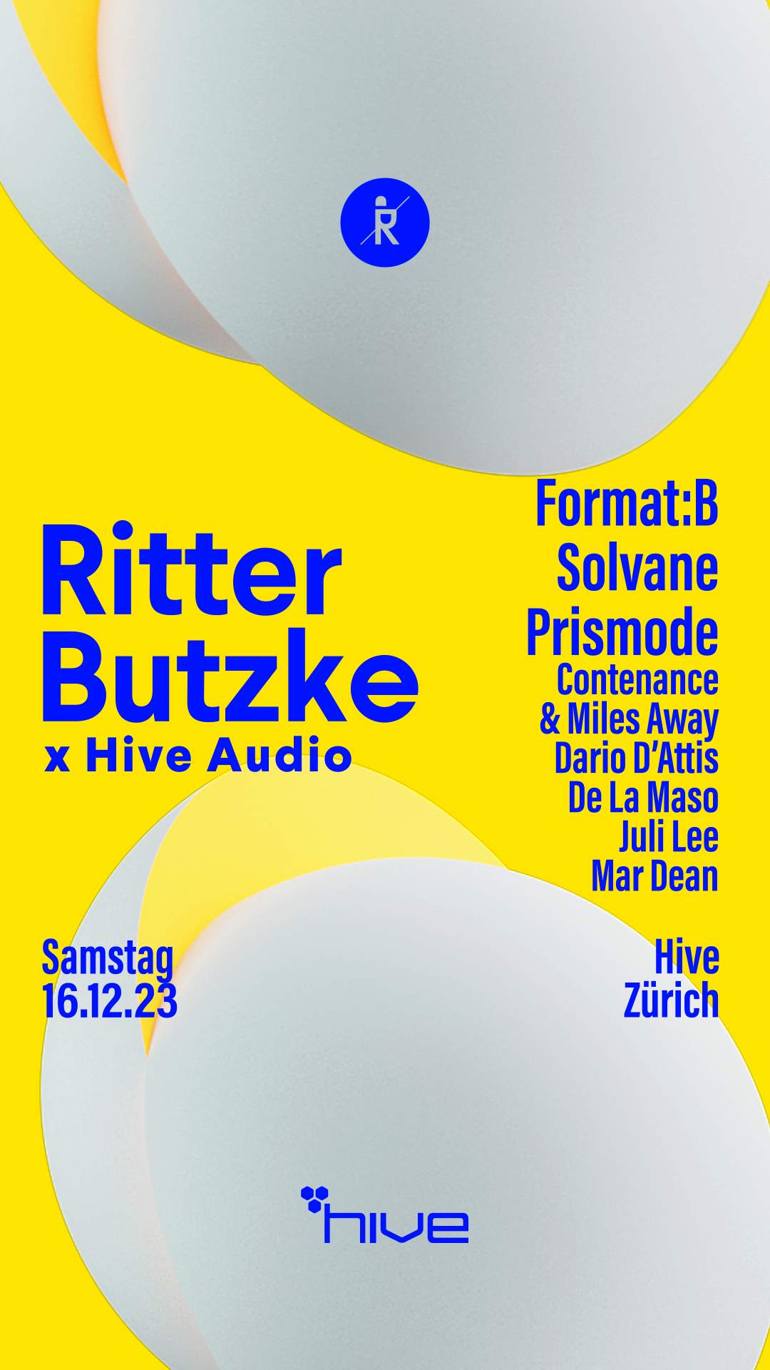 Ritter Butzke in Zürich - フライヤー裏