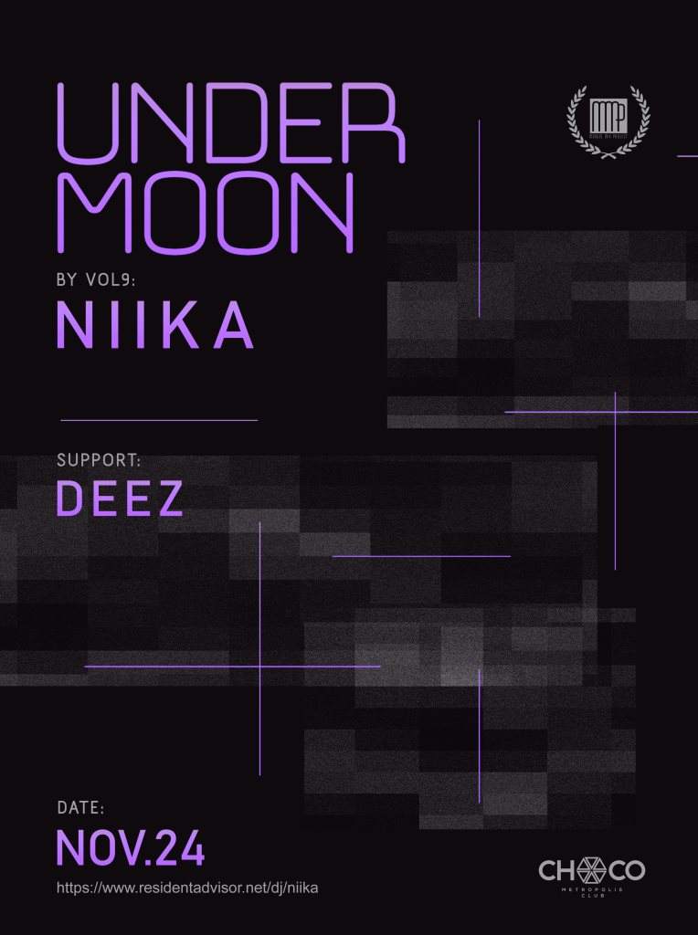 Undermoon vol.9 / NIIKA - フライヤー表