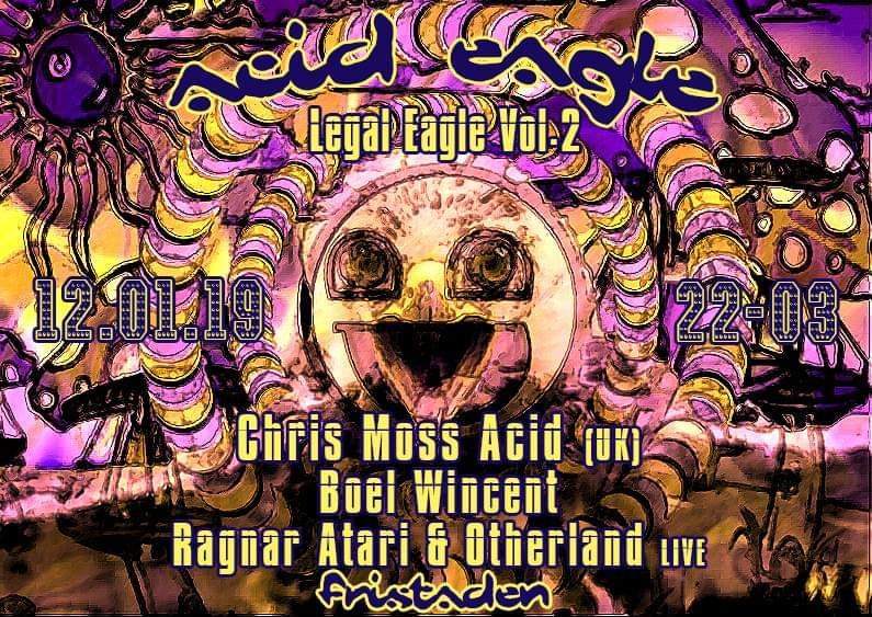 Acid Eagle - Legal Eagle vol 2 - フライヤー表