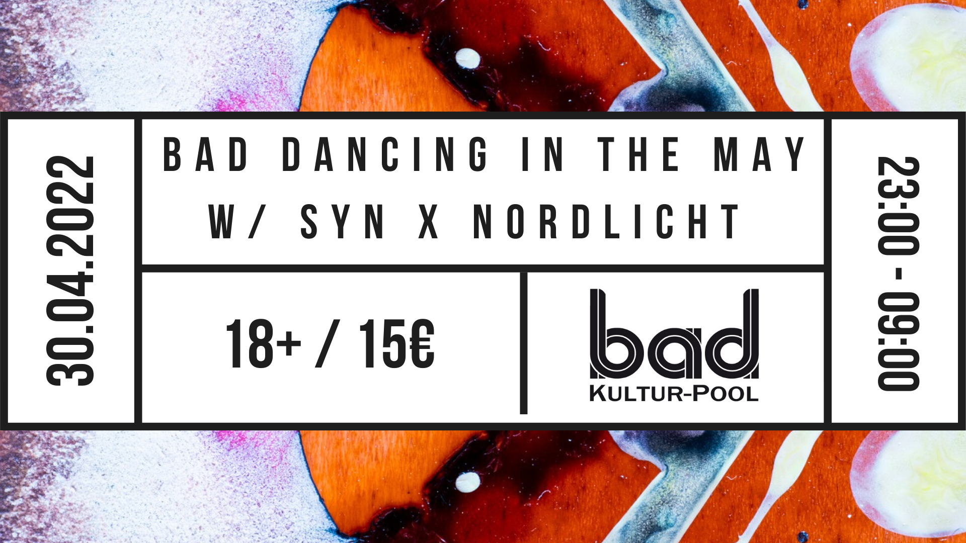 Bad Dancing in the May with Syn x Nordlicht - フライヤー表
