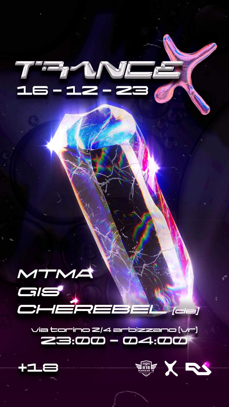 TRANCE X at Hangar 18, North