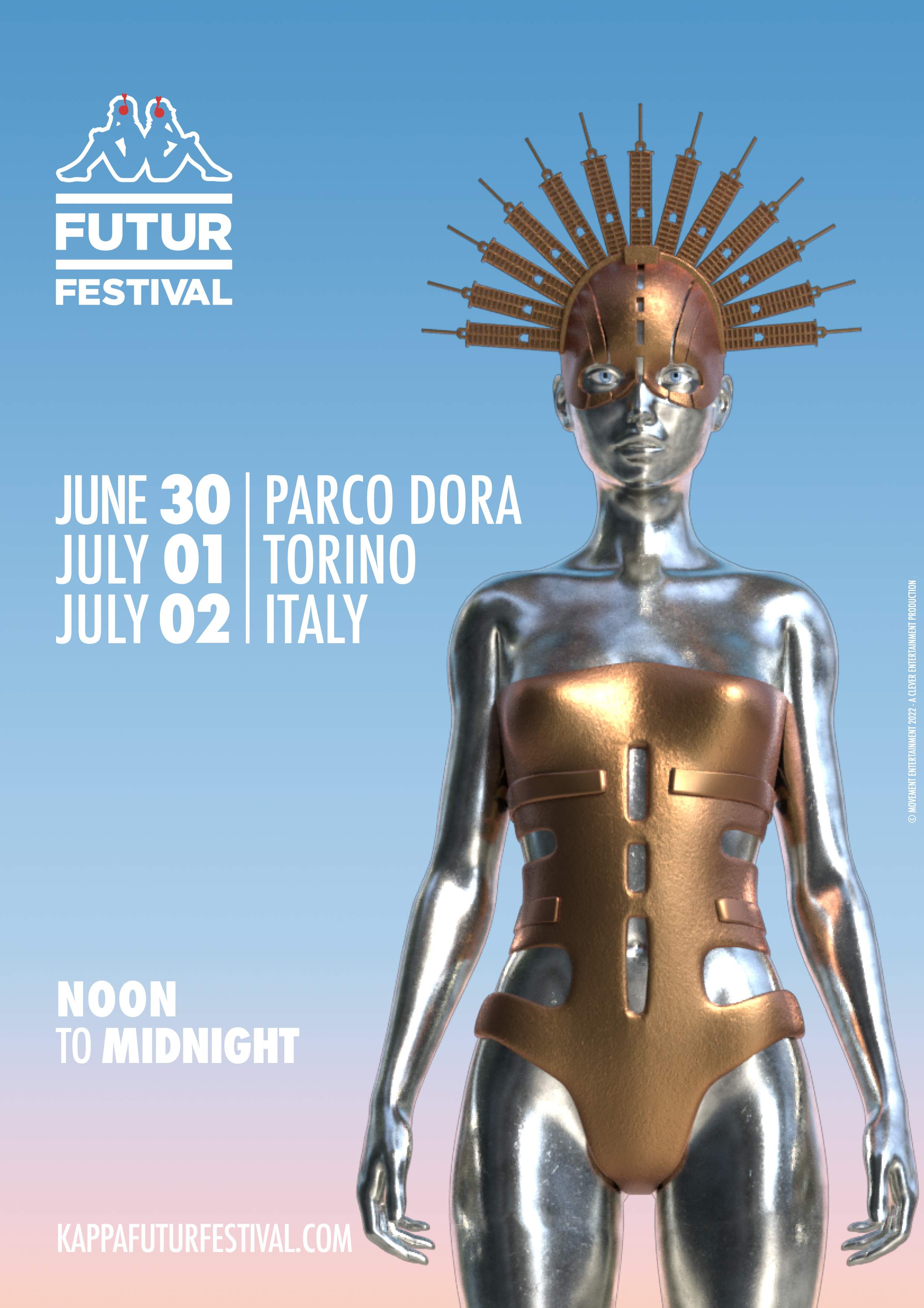 dwaas Oude man lancering Kappa FuturFestival 2023 - Day 3 at Parco Dora, Turin
