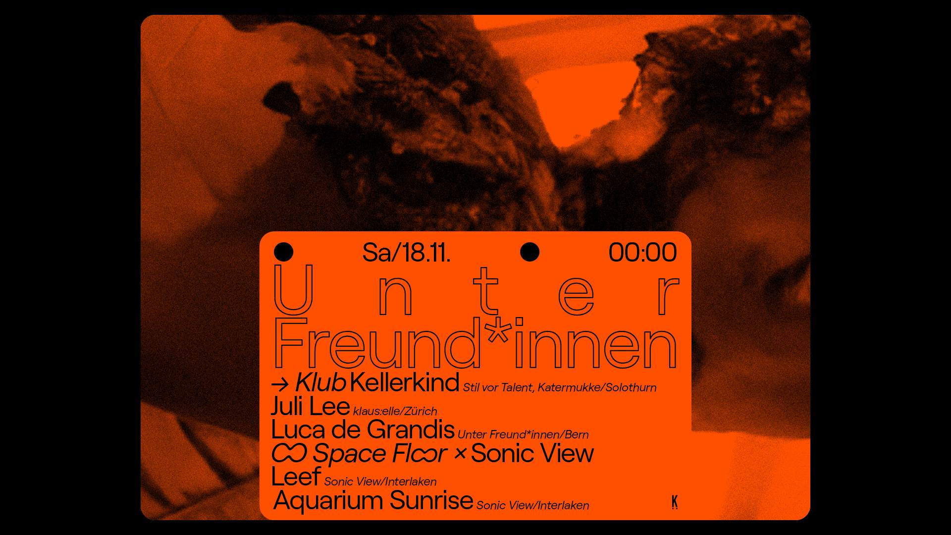 Unter Freund*innen w. Kellerkind & Juli Lee - Página frontal