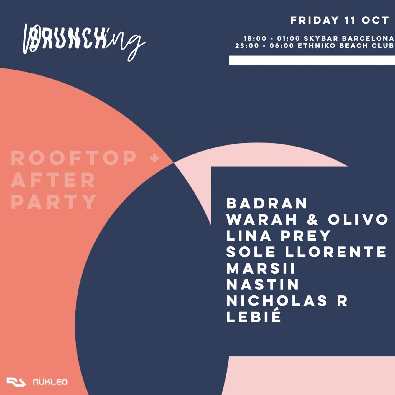 Drunching · Rooftop + Afterparty #1 - Página trasera