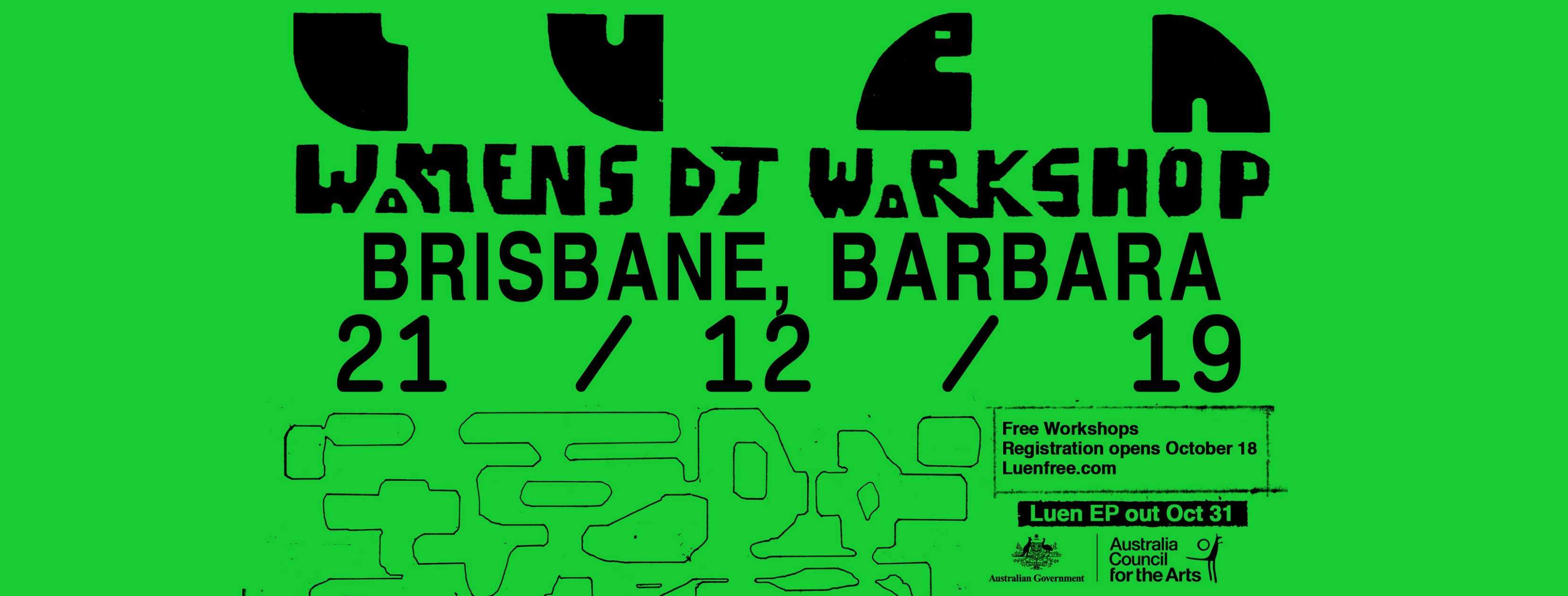 Women's DJ Workshops Brisbane - Página frontal