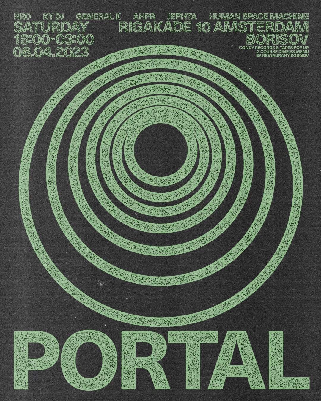 Portal vol 5 / Human Space Machine + Jephta + AHPR - フライヤー表