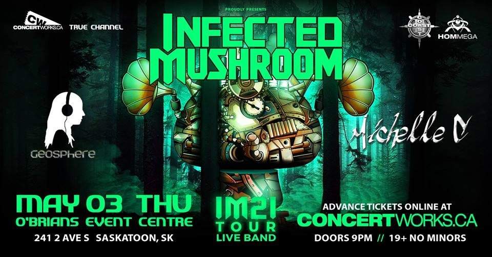 Infected Mushroom Tour - Página frontal