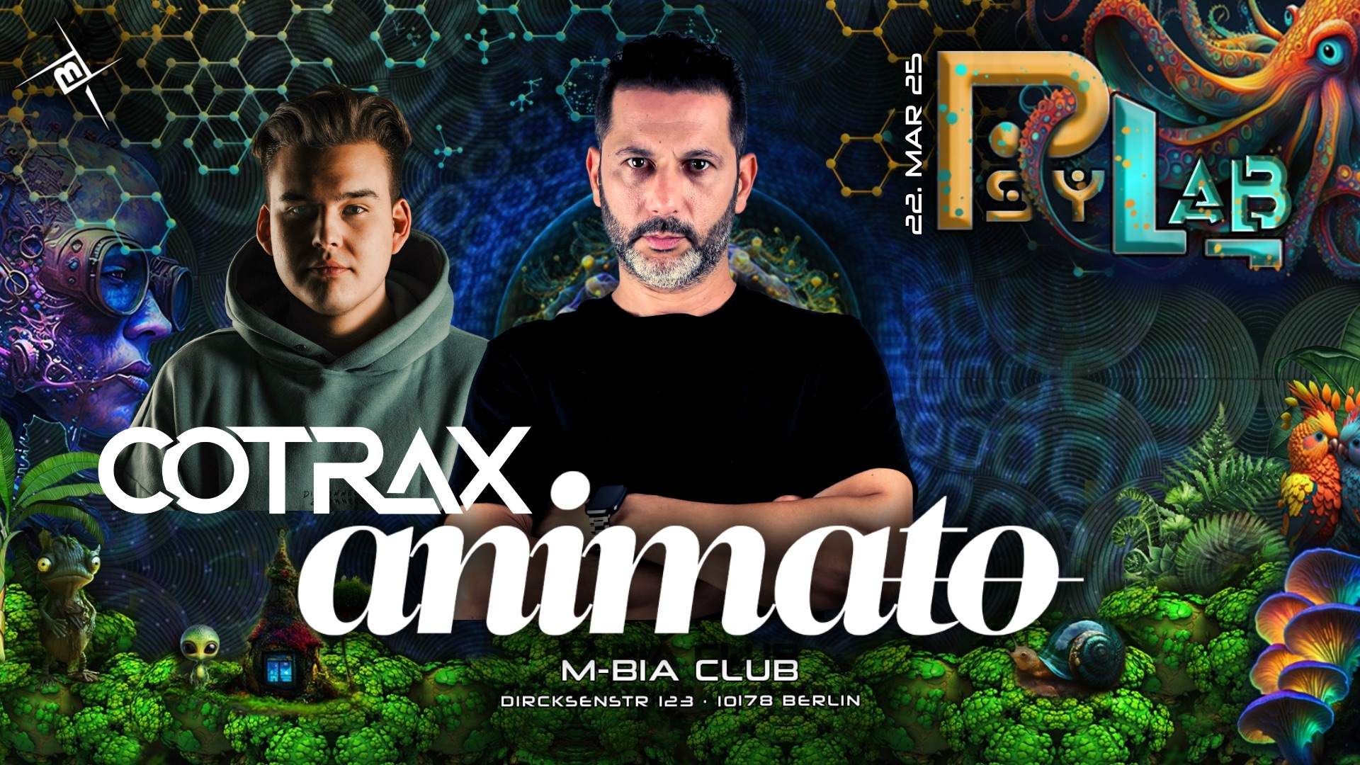 PsyLab with Animato, Cotrax at M-BIA, Berlin