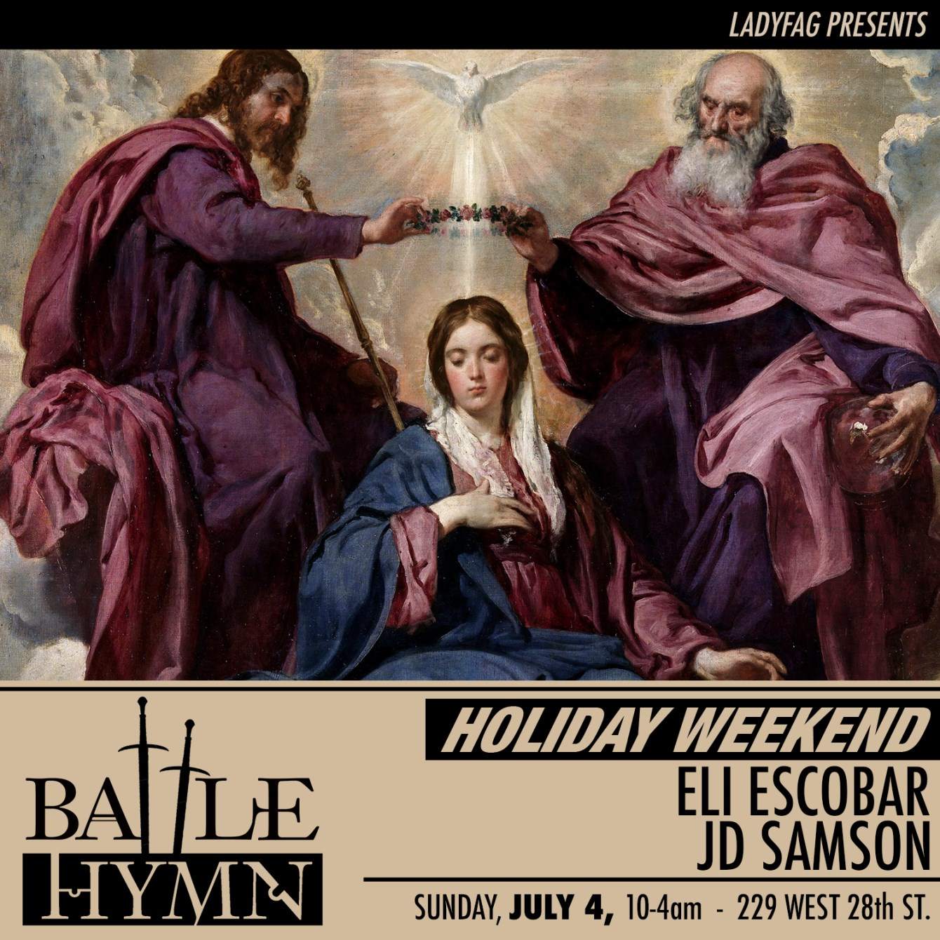Battle Hymn 4th of July Holiday Weekend - フライヤー表