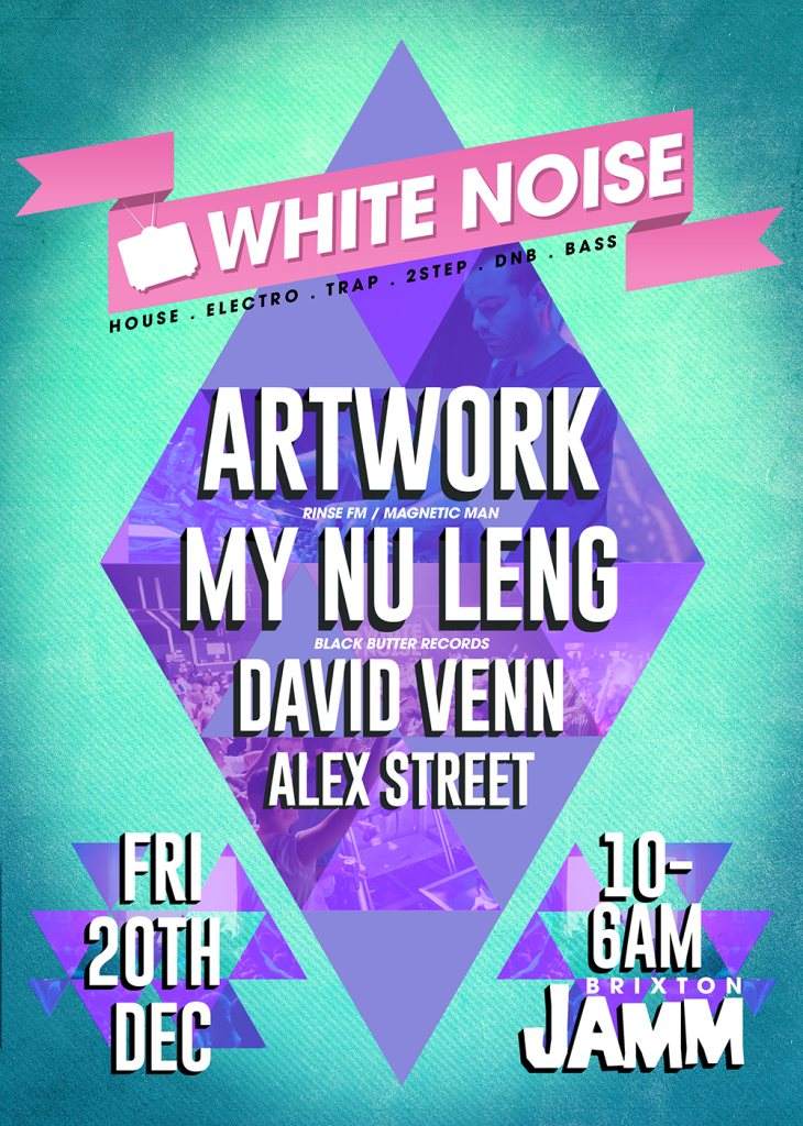White Noise - with Artwork and My Nu Leng - Página frontal