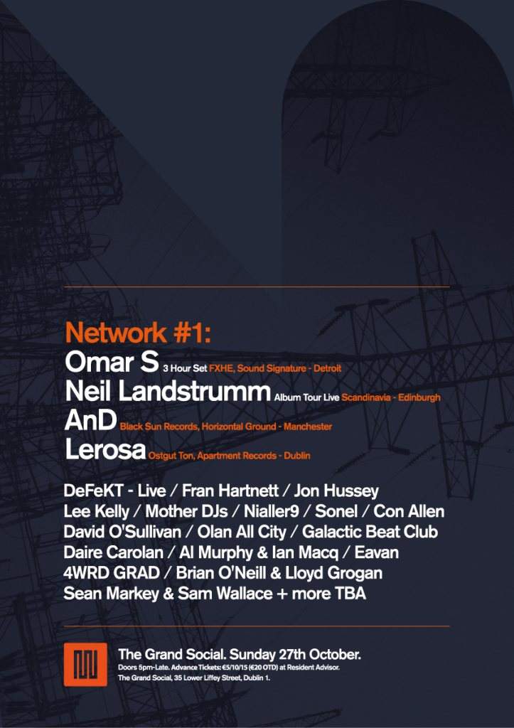 Network #1: Omar S, Neil Landstrumm, AnD, Lerosa + Guests - Página trasera