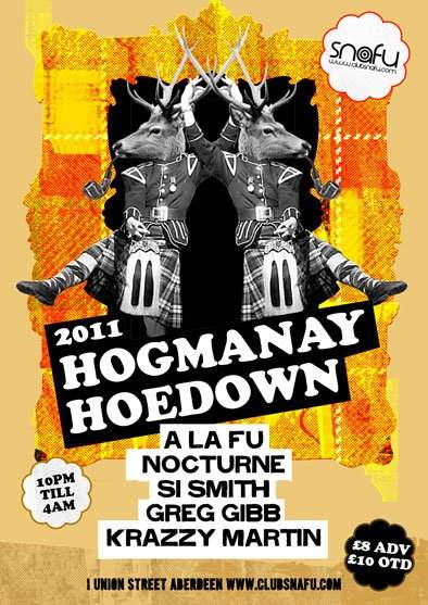Hogmanay Hoedown - Página frontal