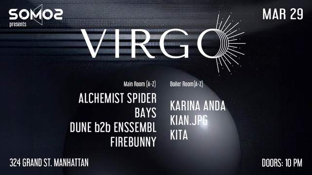 Virgo: SOMOS - フライヤー表