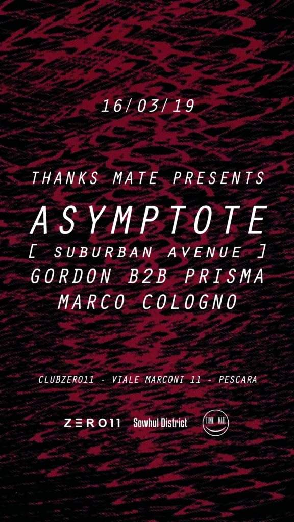 Thanks Mate #5 with Asymptote - フライヤー裏