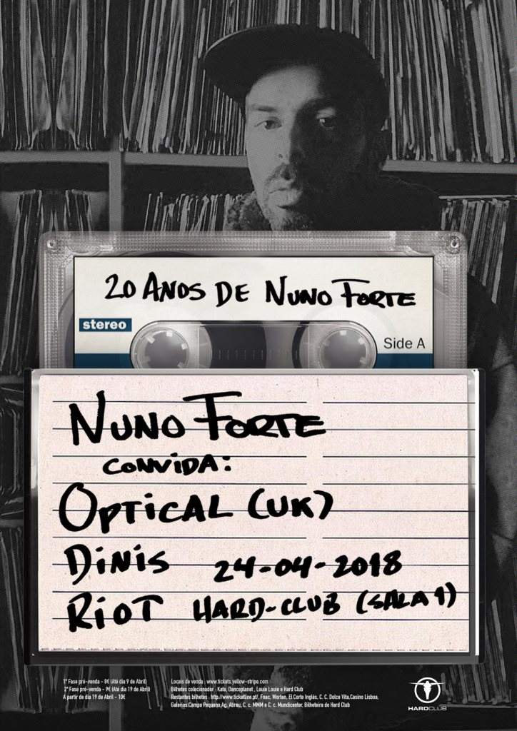 20 Anos DE Nuno Forte with Optical (uk) - Página frontal
