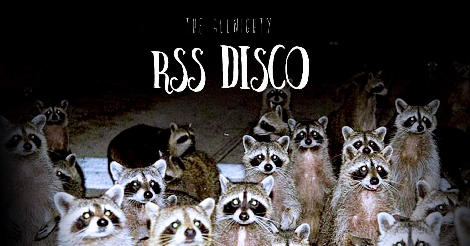 The Allnighty RSS Disco - Página frontal