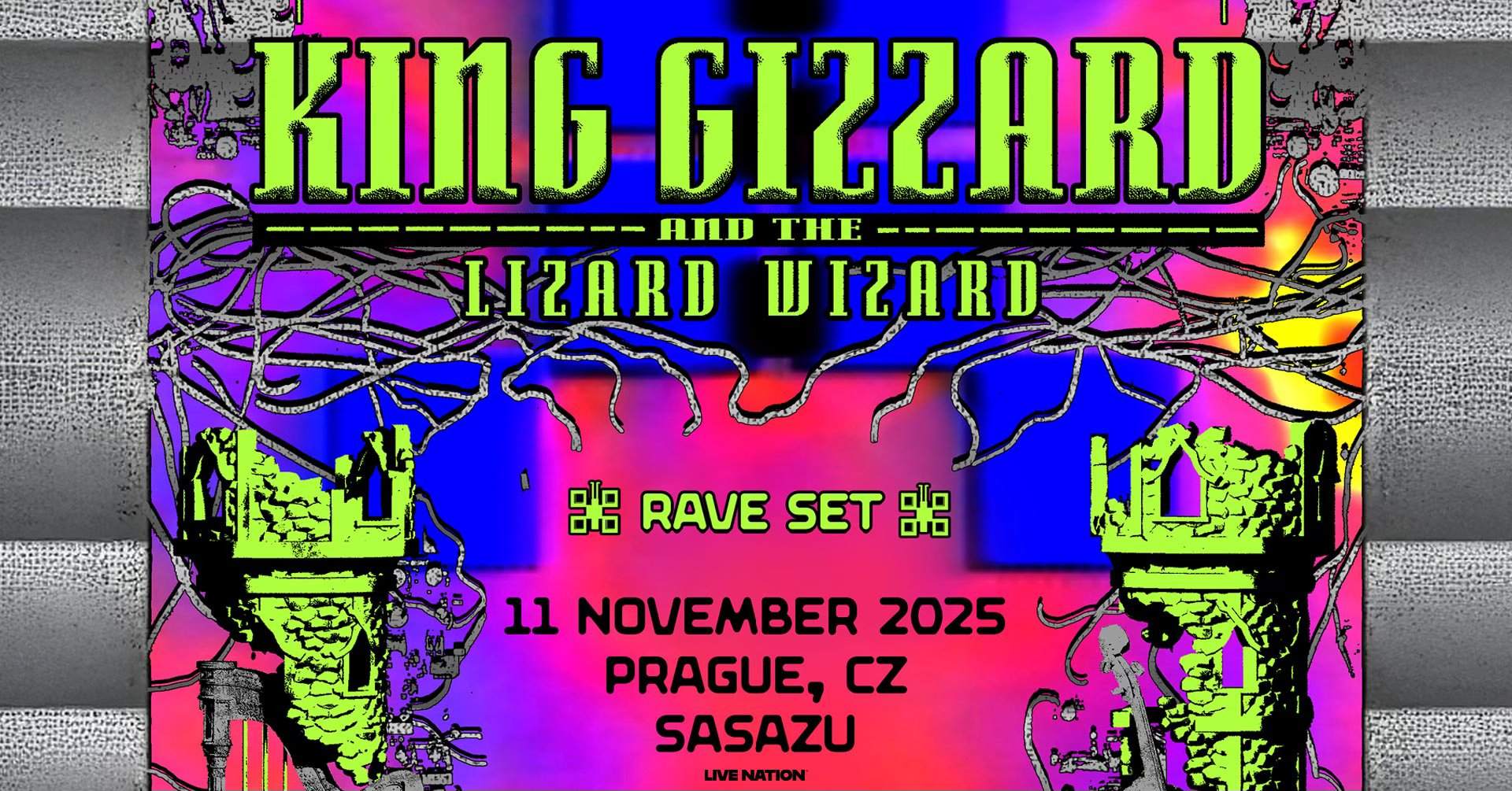 King Gizzard + Lizard Wizard: Rave Set at Sasazu, Prague