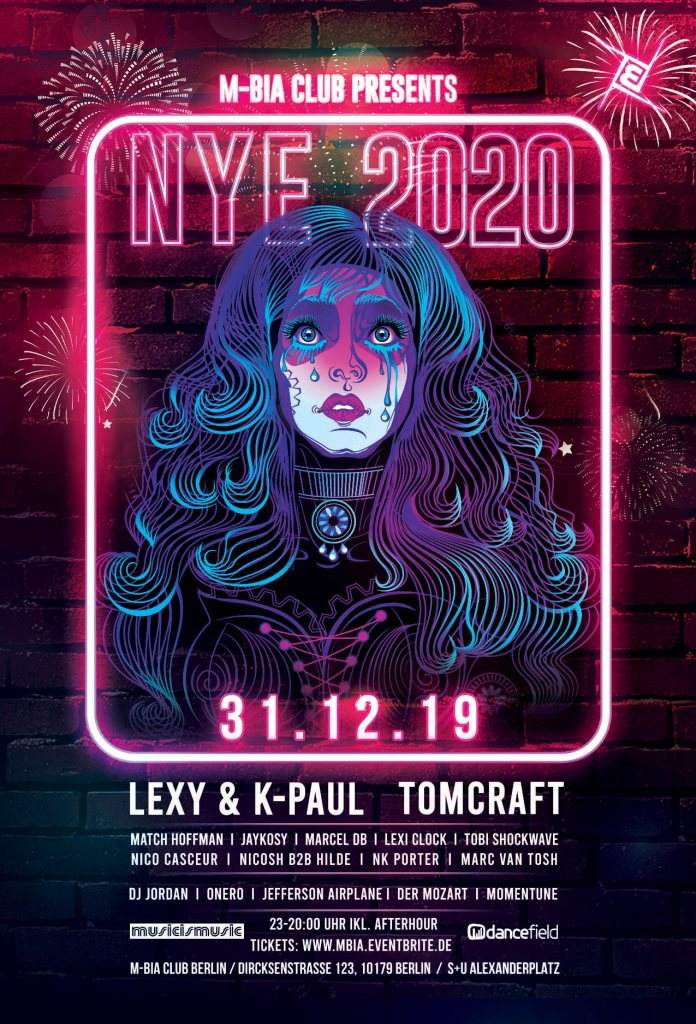 New Years Rave 2020 with Lexy & K-Paul uvm. - フライヤー裏