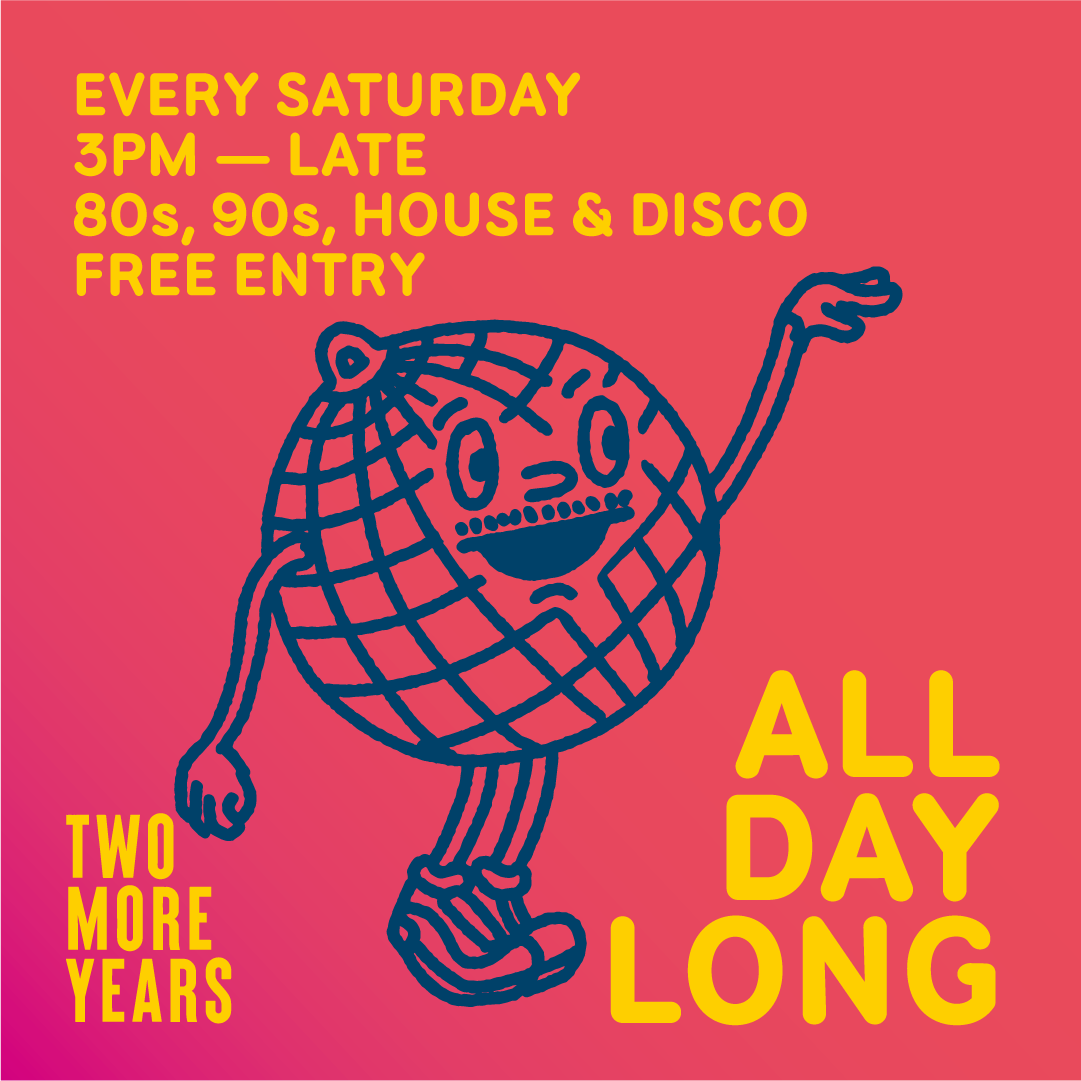 All Day Long: Free House & Disco party - フライヤー表