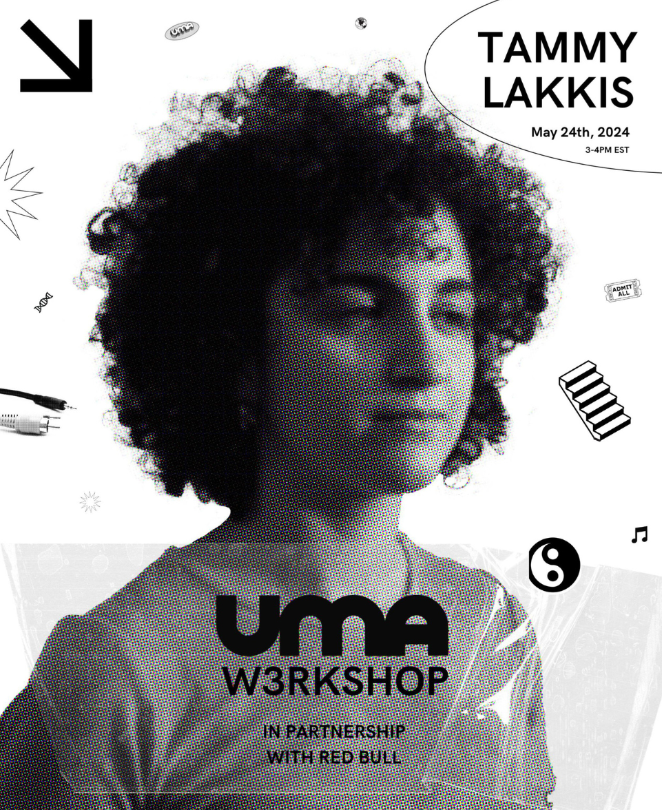 UMA x Tammy Lakkis W3rkshop - Página frontal