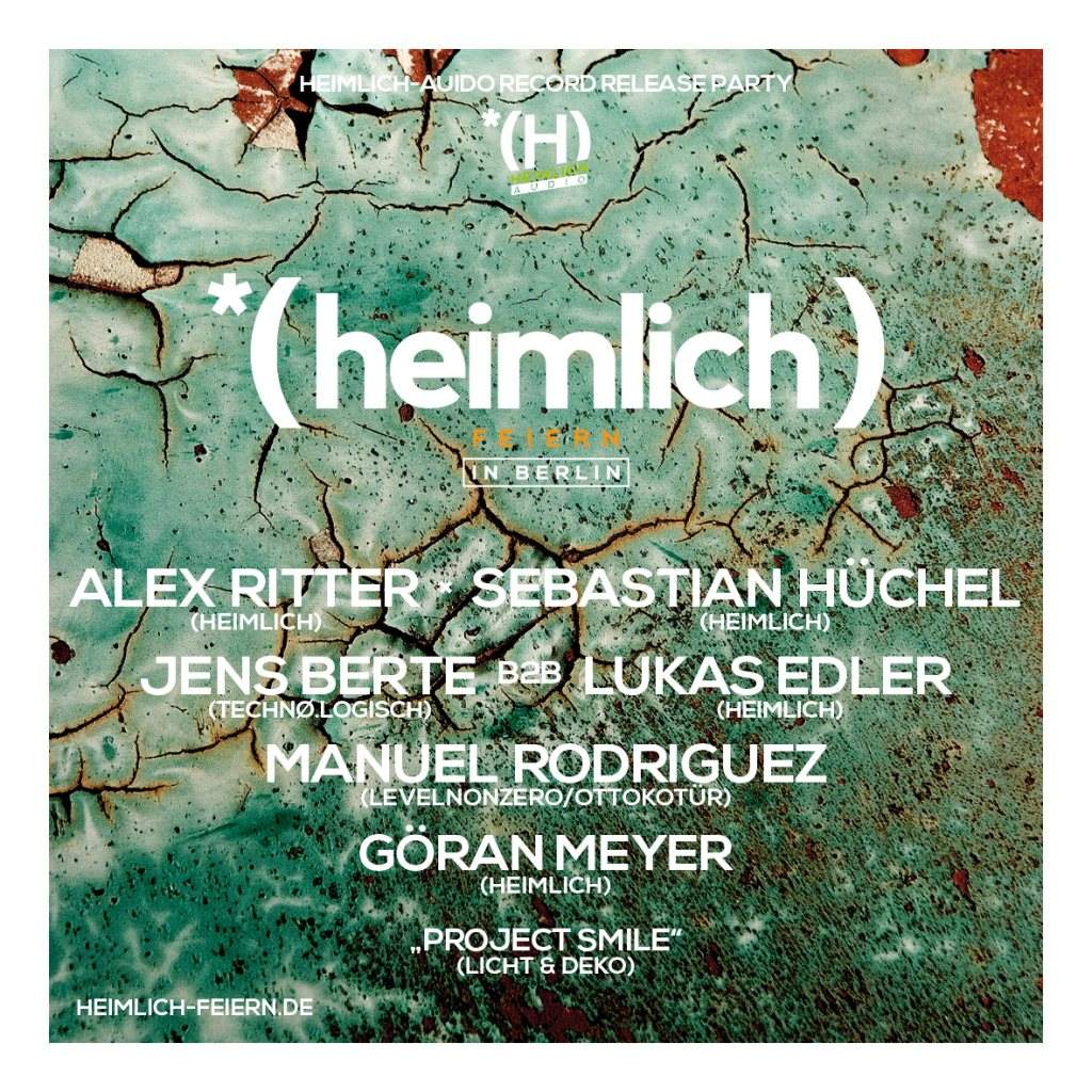 *(Heimlich)-Feiern // Record Release - フライヤー表