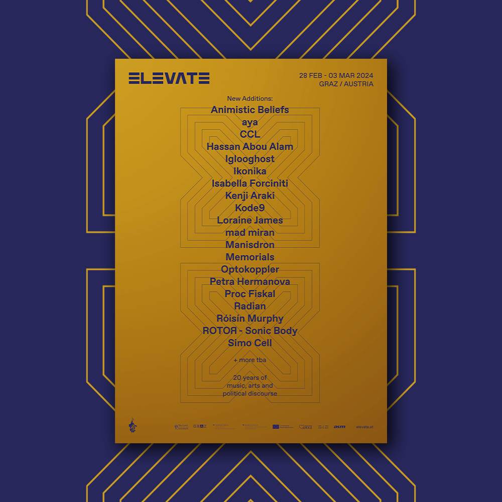 Elevate Festival 2024 - 20th Edition - フライヤー裏