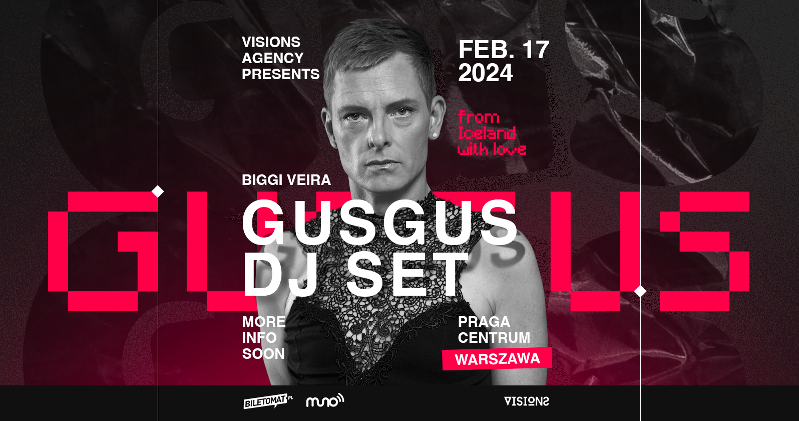 From Iceland with Love GusGus DJ SET - フライヤー表