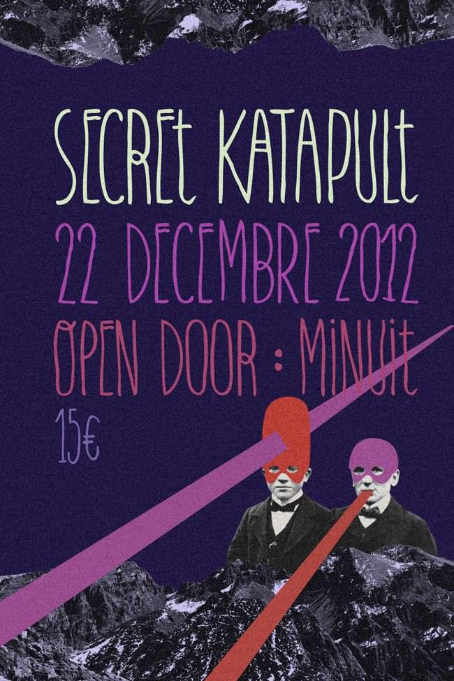 Katapult Secret Party - フライヤー表