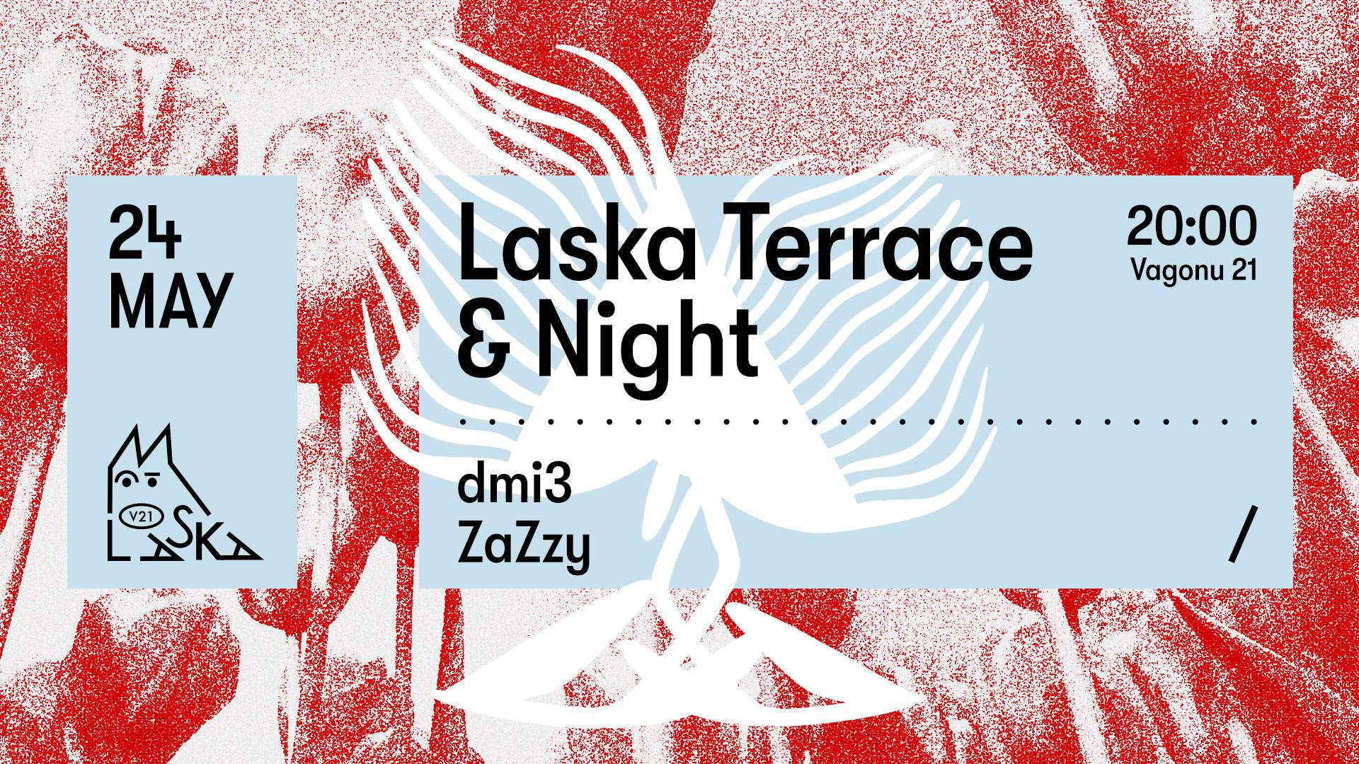 Laska Terrace & Night - dmi3 / ZaZzy - フライヤー表