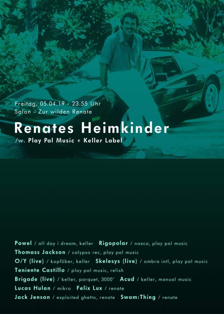 Renates Heimkinder /w. Play Pal Music & Keller Label - Página frontal