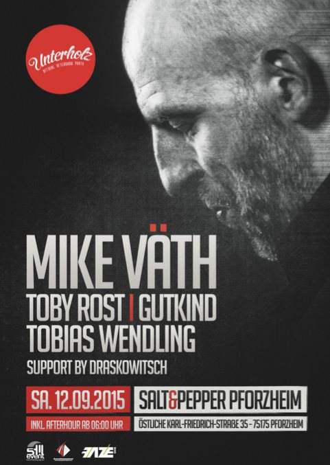 Mike Väth, Toby Rost, Gutkind & Support - Unterholz Afterparty - Página frontal