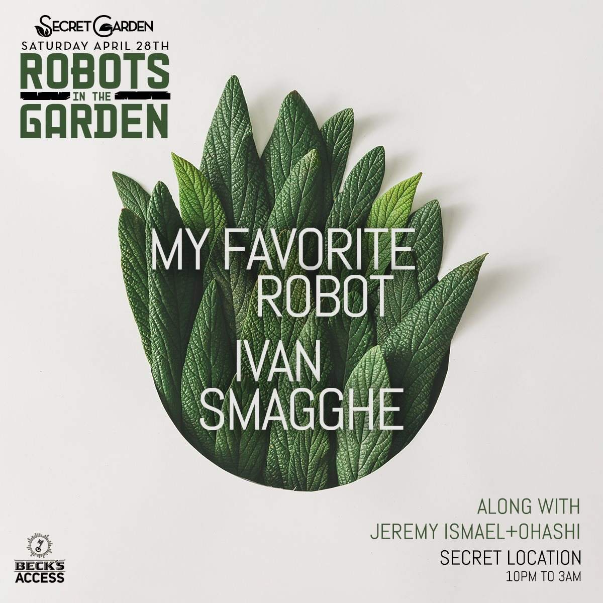 Robots In The Garden (Secret Garden Experience) - Página trasera