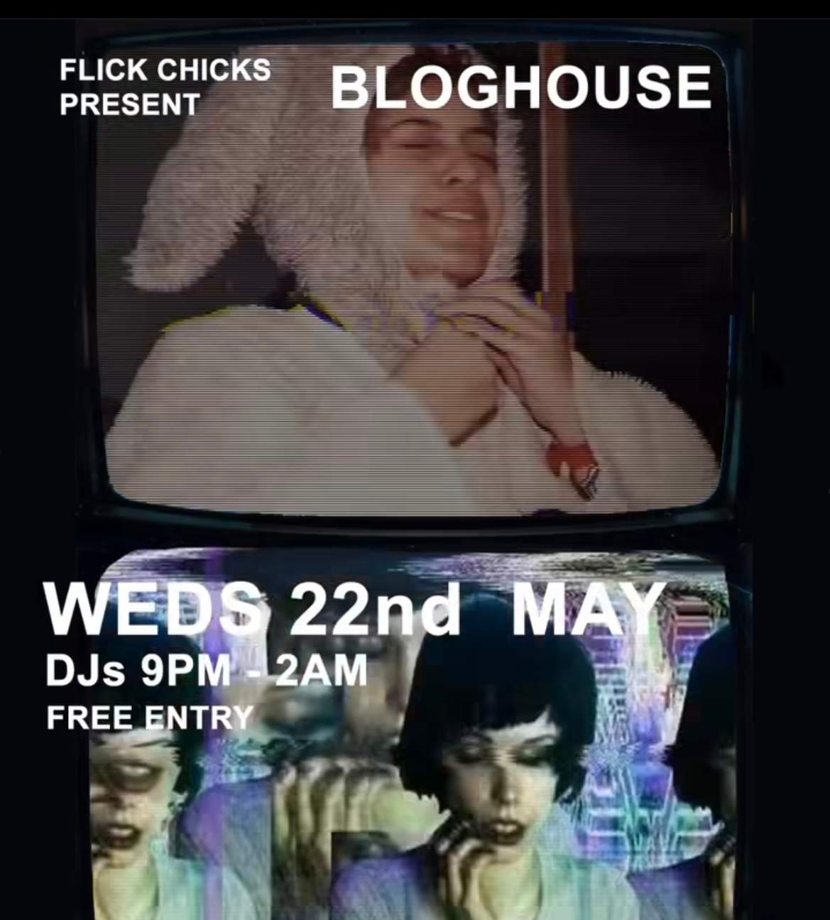Flick Chicks present Bloghouse - Página frontal