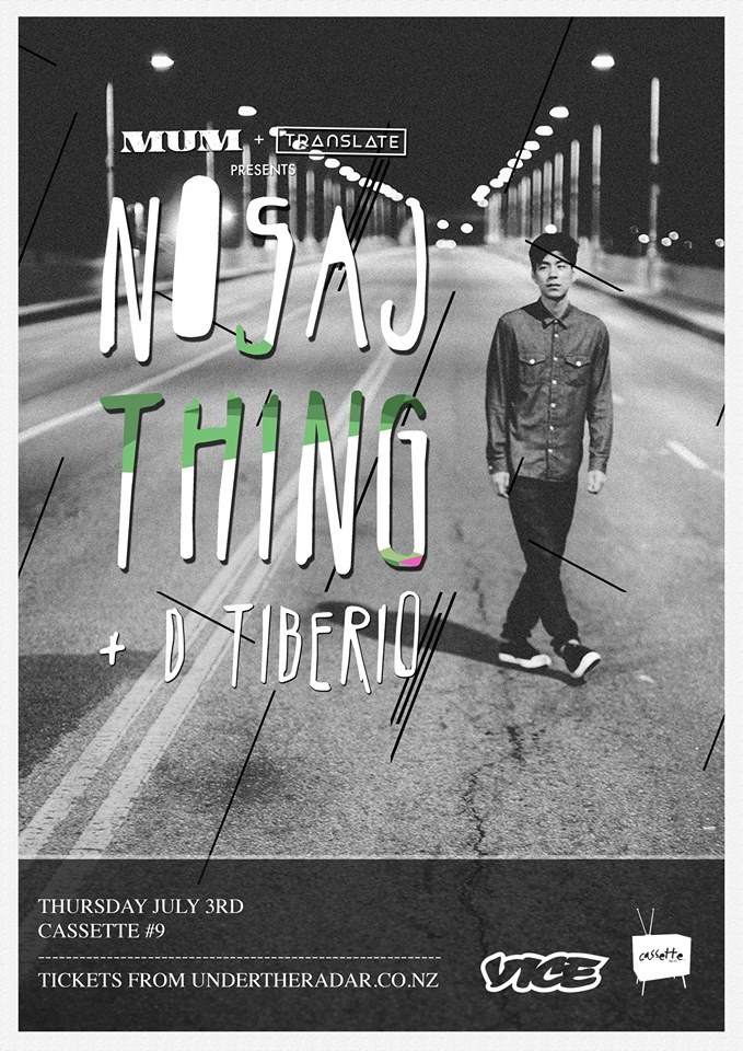 MUM and Translate presents: Nosaj Thing & D. Tiberio - Página frontal