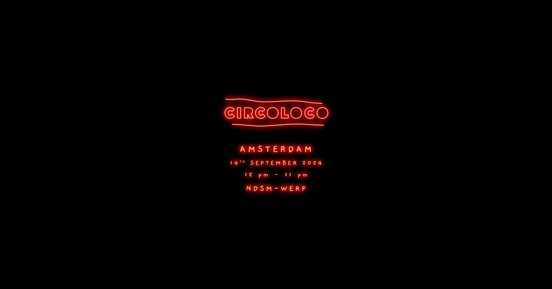 Circoloco Amsterdam - フライヤー表
