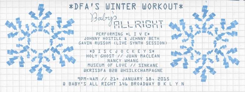 DFA Records Winter Workout - Página frontal