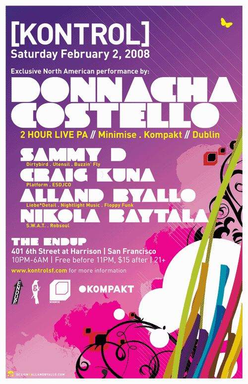 [Kontrol] presents Donnacha Costello - Página frontal