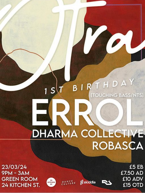 Otra with Errol (Touching Bass), Dharma Collective & RoBaSca - Página frontal