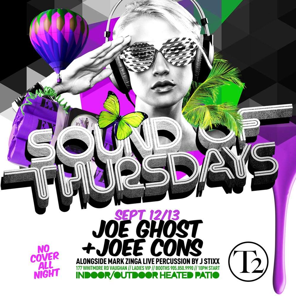 Sound Of Thursdays with Joe Ghost, Joee Cons - フライヤー表