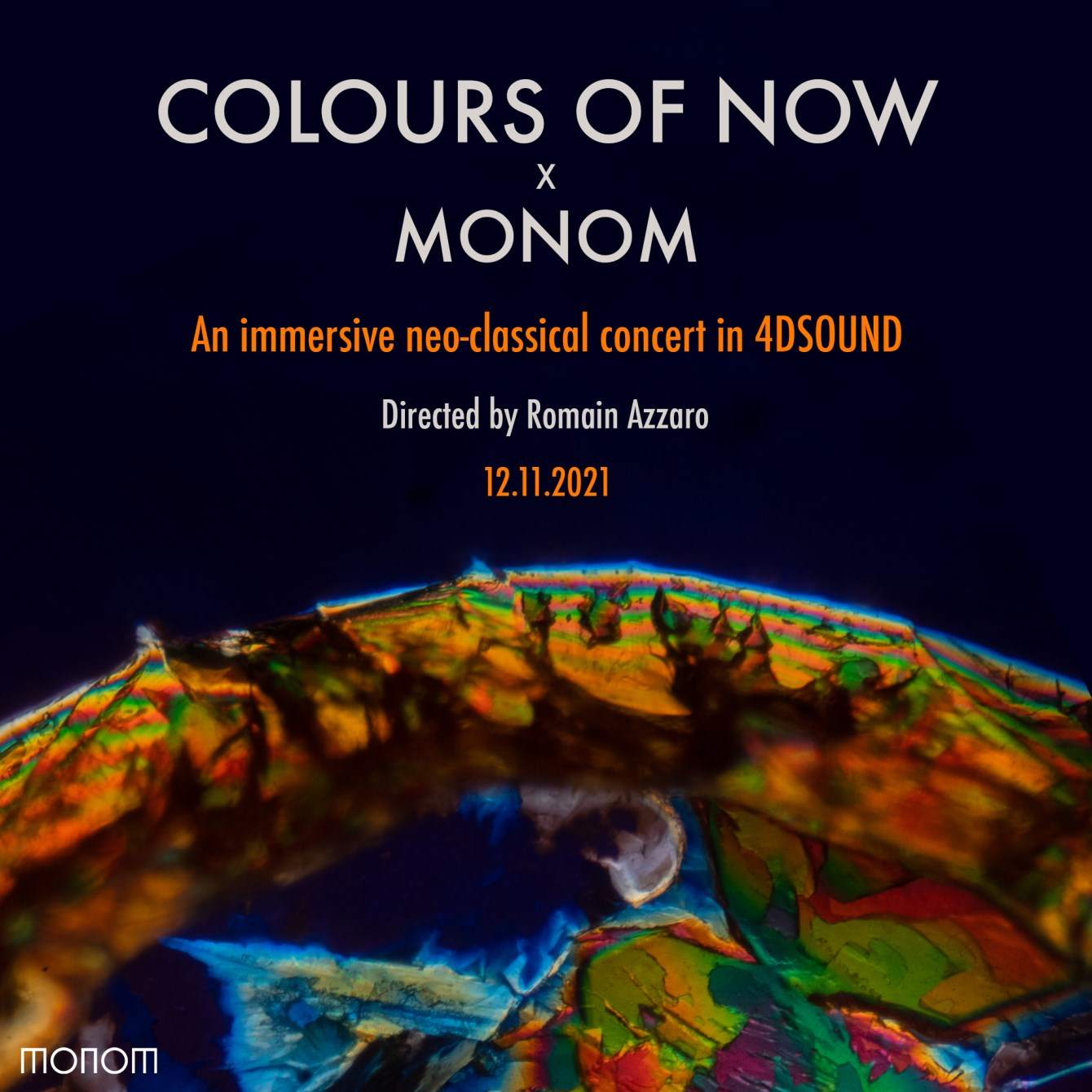 Colours of Now - An Immersive Neoclassical Concert in 4dsound - Página frontal