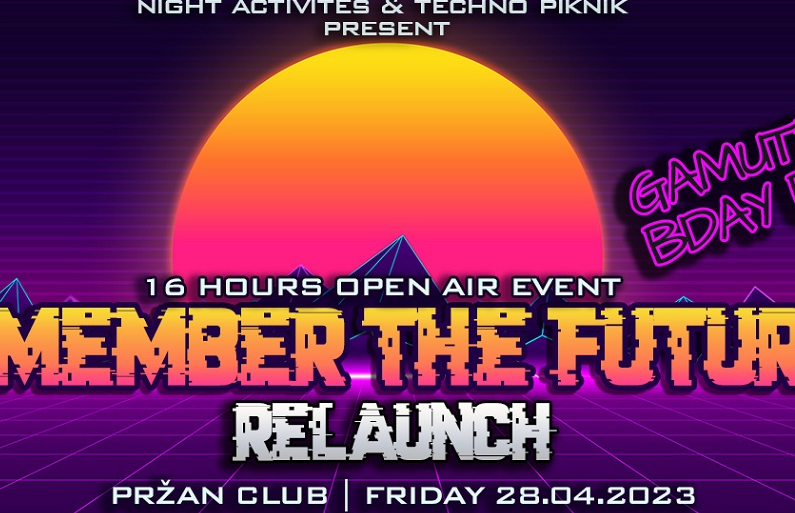 Remember the Future: Relaunch - フライヤー表