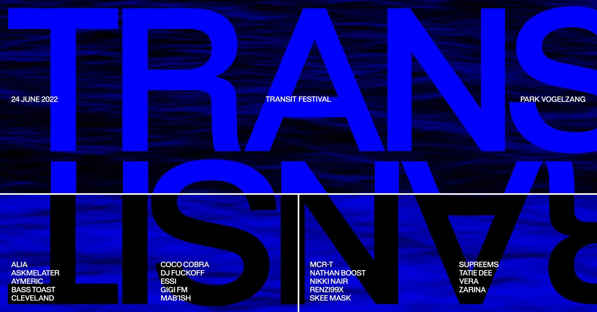 Transit Festival 2023 - フライヤー裏